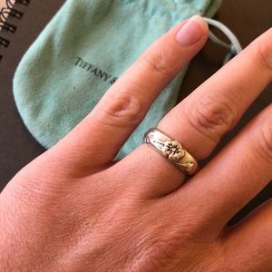 Tiffany & Co Silver Flower Ring